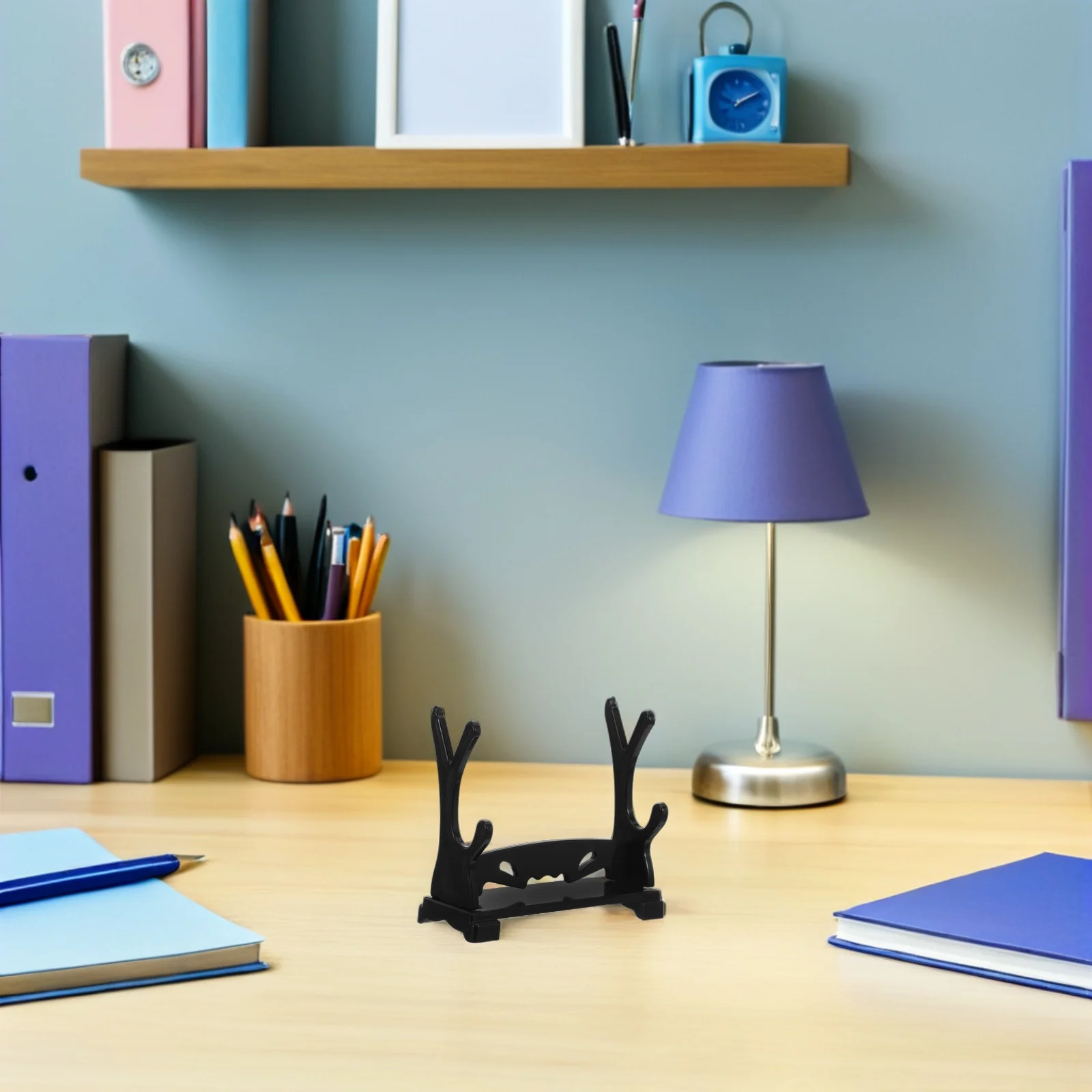 

12pcs Mini Sword Display Stand Plastic Horizontal Rack For Desktop Home Decor Storage Organizer For Miniature Swords Wands