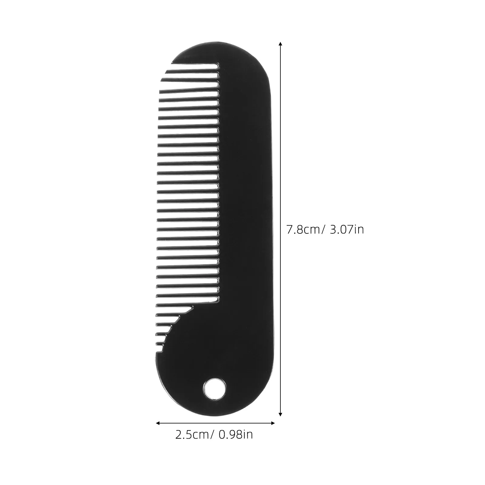 4Pcs Beard Comb Pocket Mini Mustache Fine Tooth Grooming Tool Travel Hairdressing Manual Shaving Combs for Men