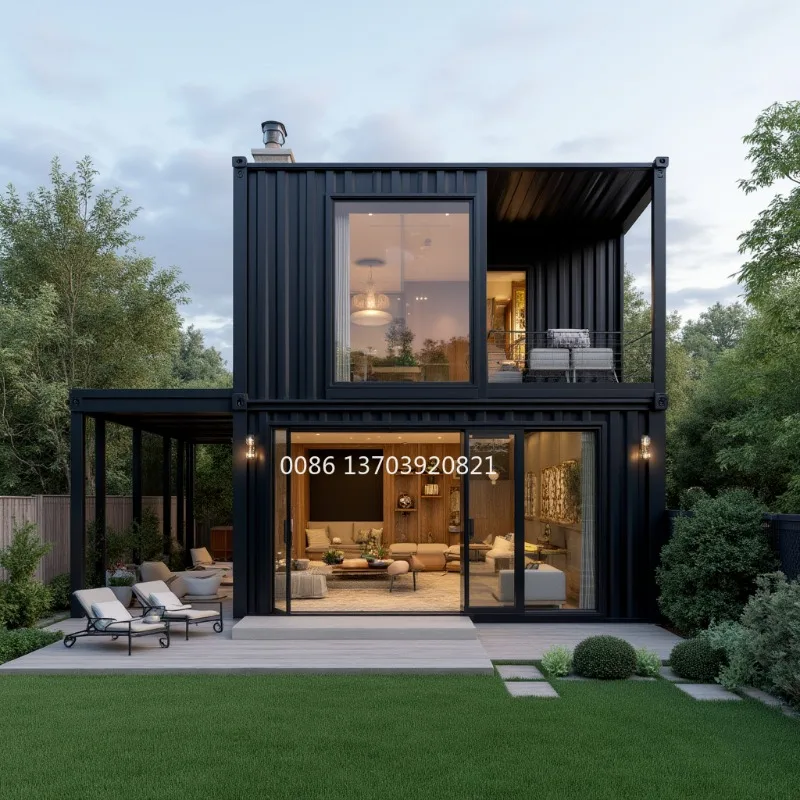 منزل حاوية 3 غرف نوم مكتب حاوية 20 قدم منزل متنقل قابل للطي حاوية شحن 20 بوصة مسبقة الصنع