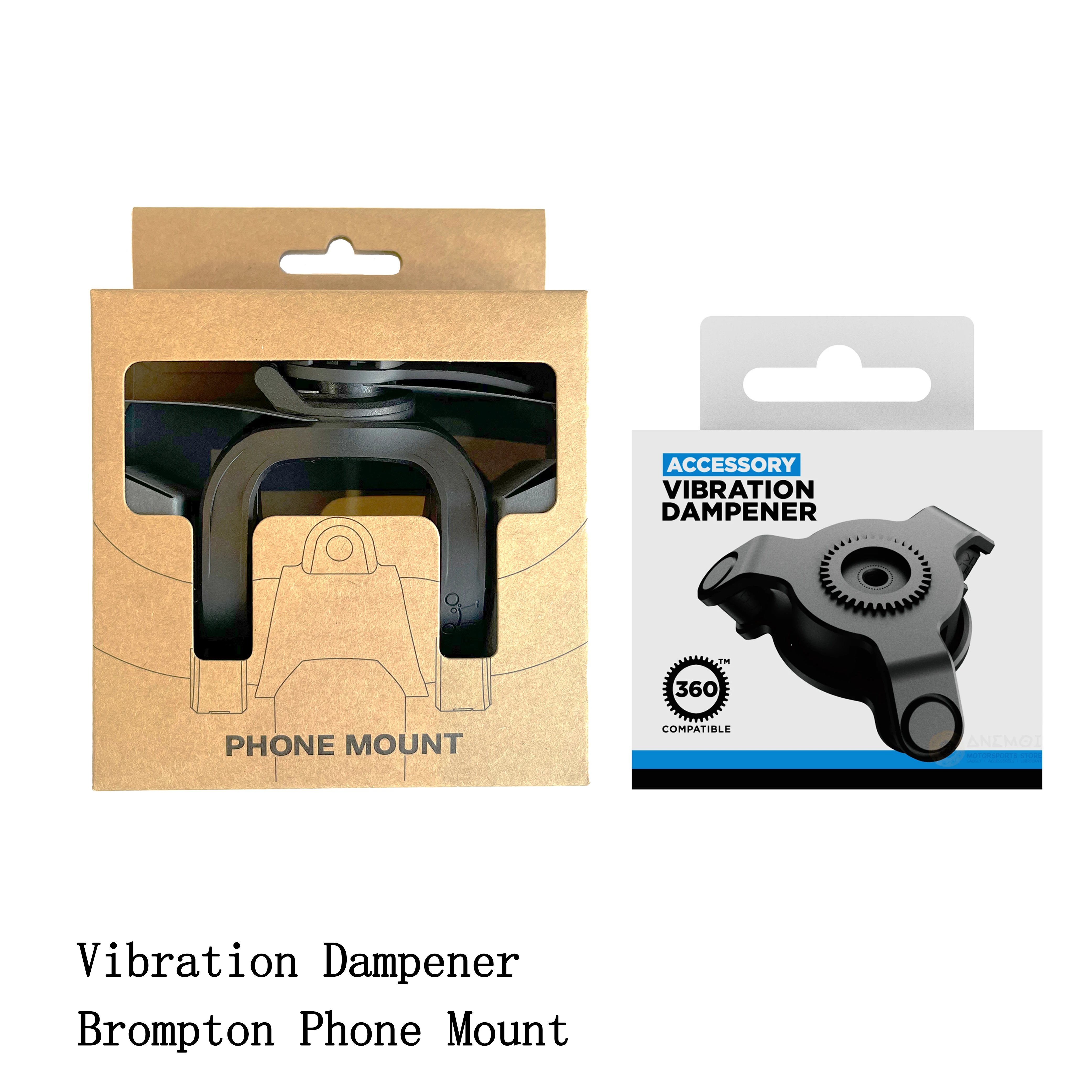 

Bicycle Phone Mount Kit-Brompton Phone Mount Vibration Dampener