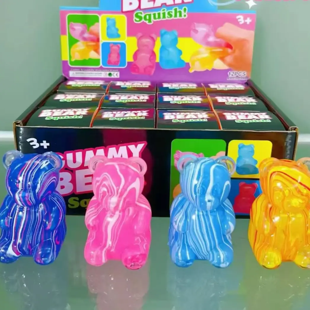 

Flow Pattern Bear Soft Random 2026 New Slow Rebound Suitable For Adult Stress Relief Party Small Gifts