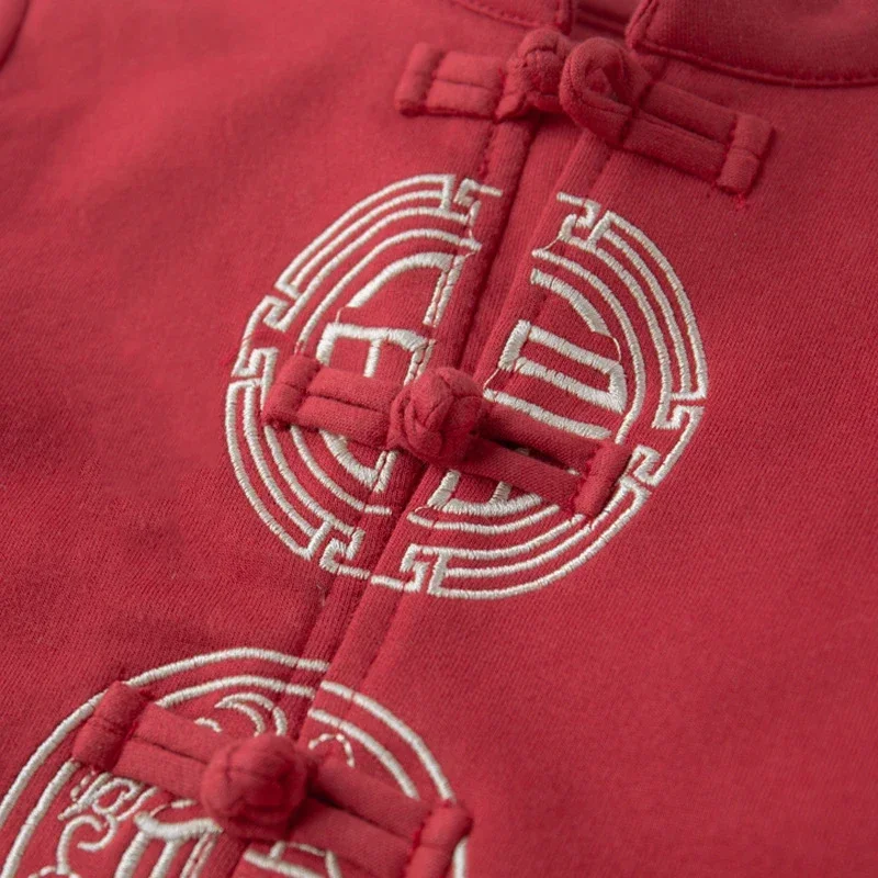 Bebê han terno ano novo festival de primavera crianças tang terno trajes tradicionais chineses para crianças menino cosplay hanfu oriental \