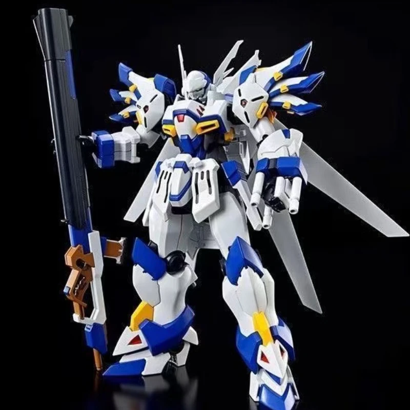 In Magazzino Bandai Originale Gundam HG 1/144 Super Robot Wars OG White Rider Assemblaggio Modello Collezione Regali di Festa Ornamenti