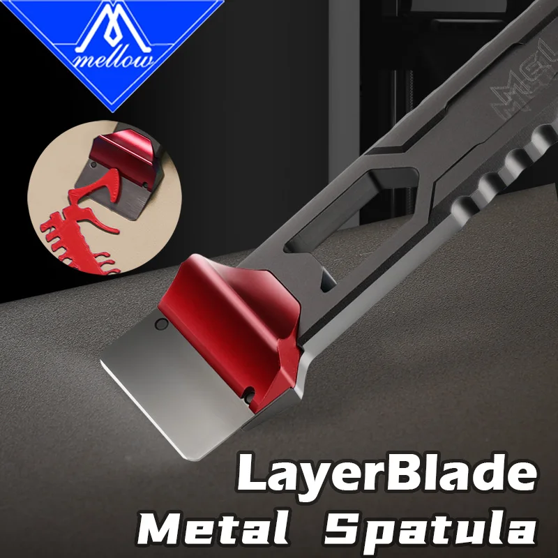 

Mellow LadyerBlade 3D Printer Scraper SK5 Blade Print Removal Tool for 3D Printers – Compatible with Bambu Lab, Creality, Voron