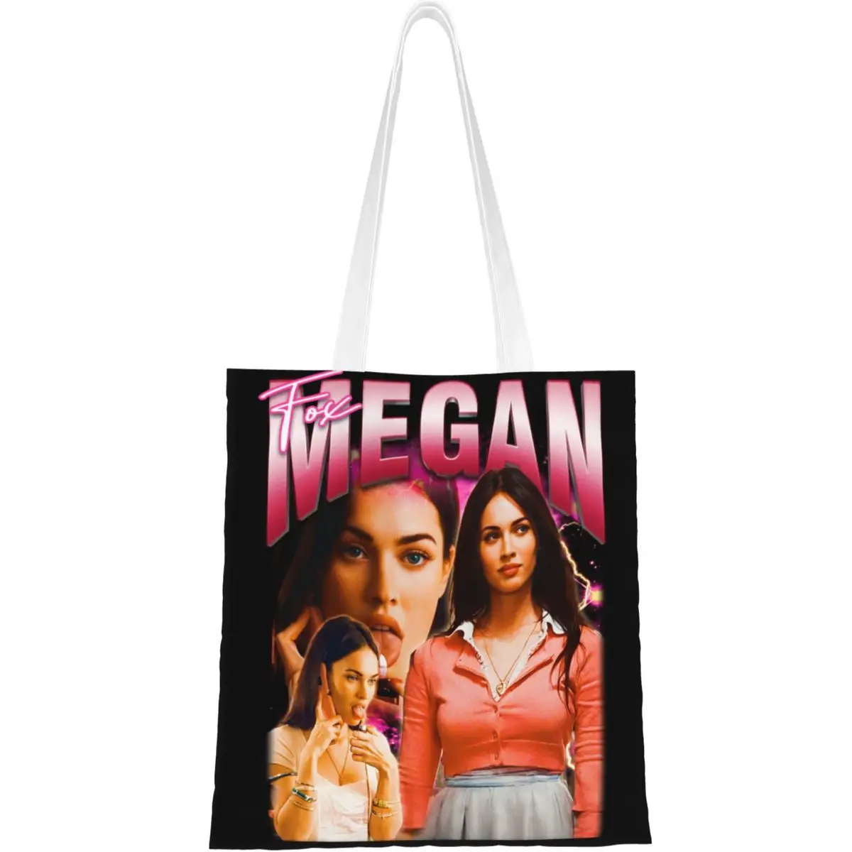 Borsa Tote in tela con accessori per la volpe di Megan per le borse della moda quotidiana delle donne Handbang