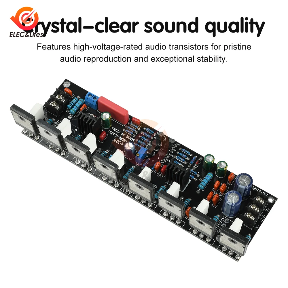 400 واط أحادية مكبر للصوت مجلس وحدة صوت عالية الطاقة مع 1943 + 5200 أنبوب عالي الطاقة تيار مستمر 20-90 فولت لأنظمة الصوت المهنية