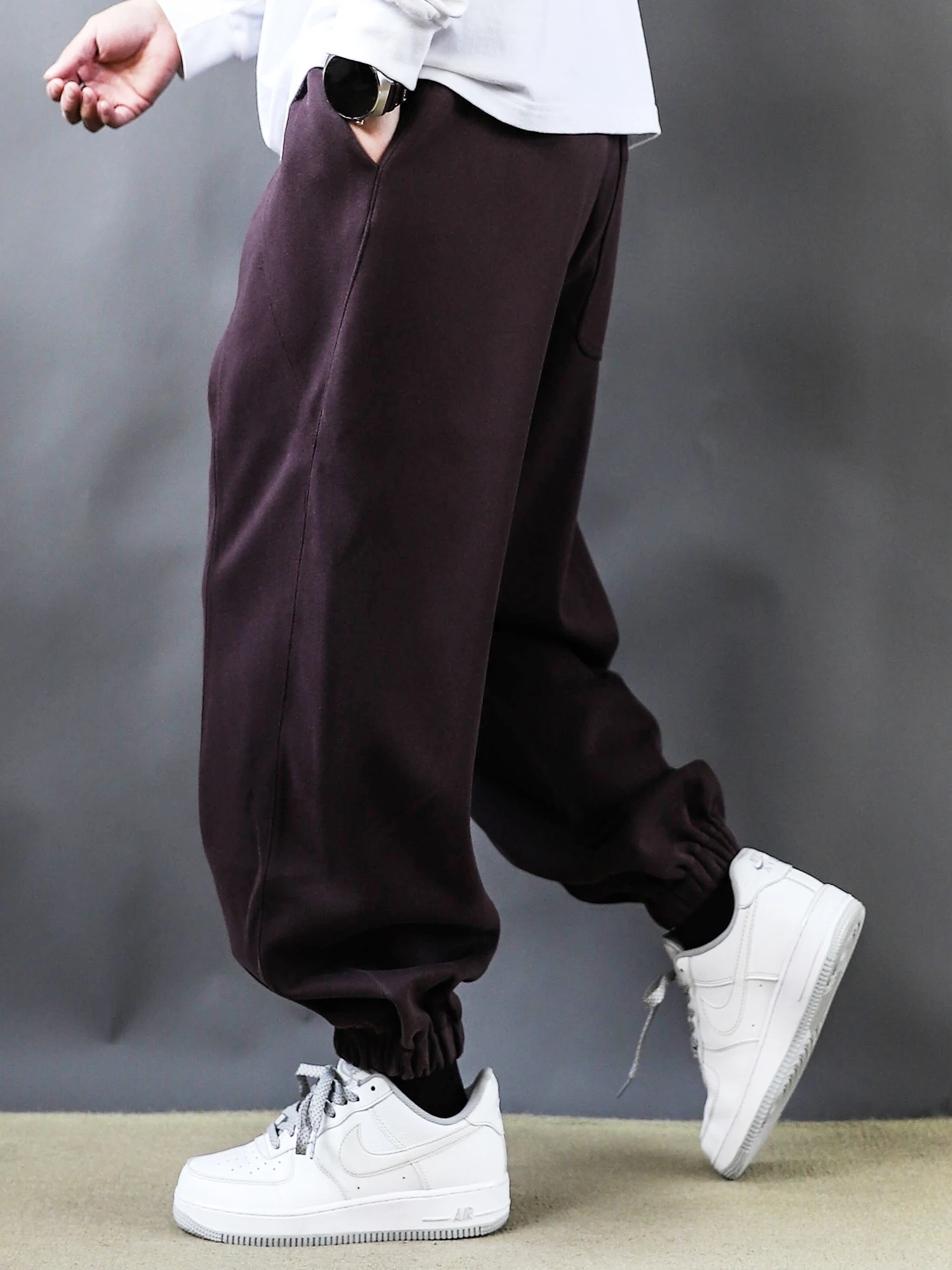 

American Retro Thi Straight Leg Men's Sport Pants Loose Wide Leg Autumn Cuffed Large Size Youth Faion High Waist Long Tro...