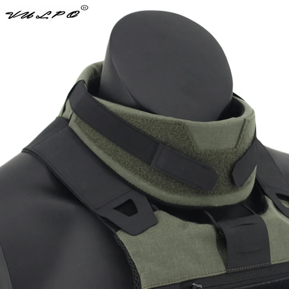 VULPO Tactical Neck Protector Compatible with JPC FCSK AVS  Vest Neck Guard Universal Collar Neck Protection