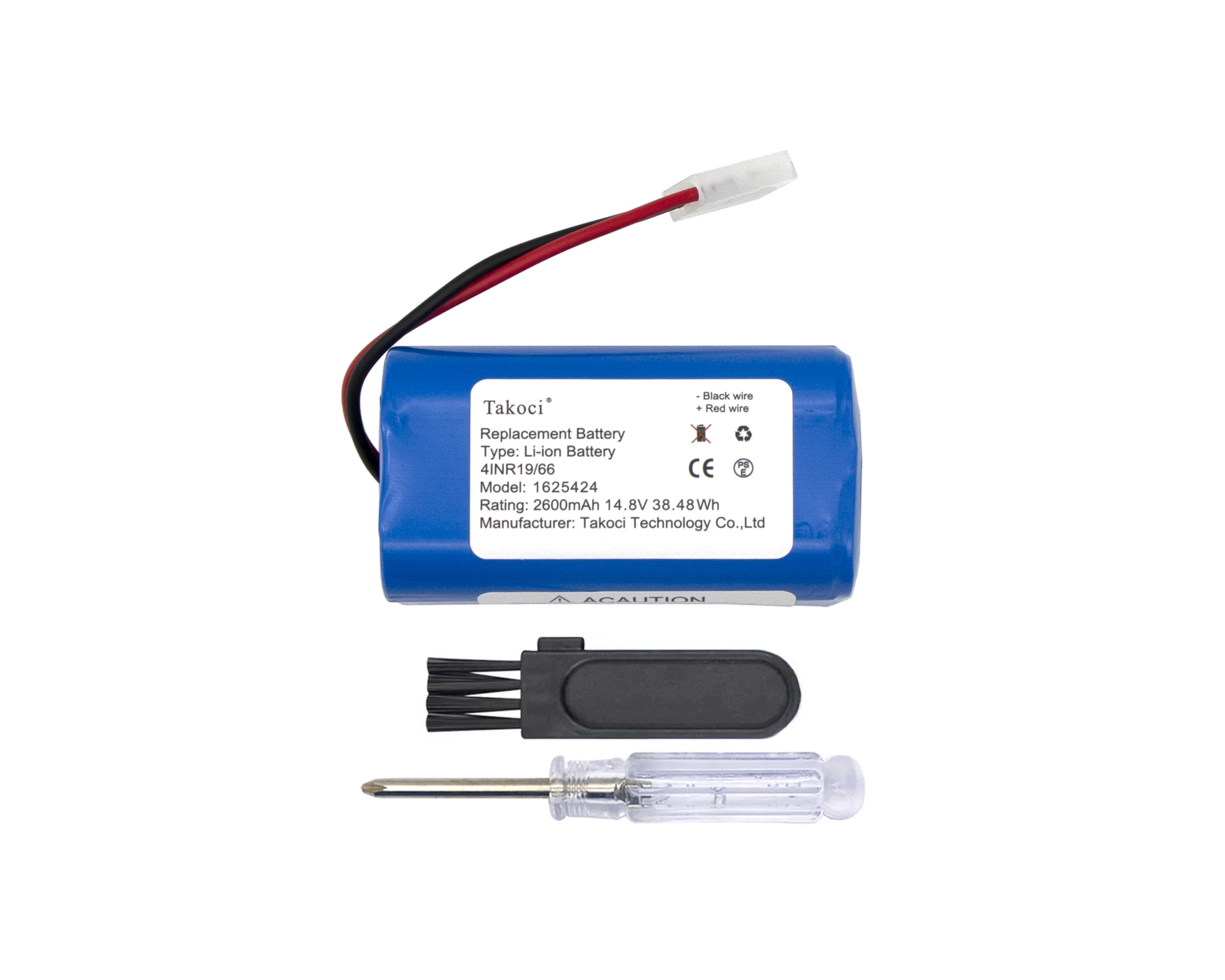 

Replacement Battery 2600mAh for Bissell SpinWave Wet, Dry Robotic Vacuum, 2859, 3115 1625424, 5345, Z65B155, 1618526, 1624434