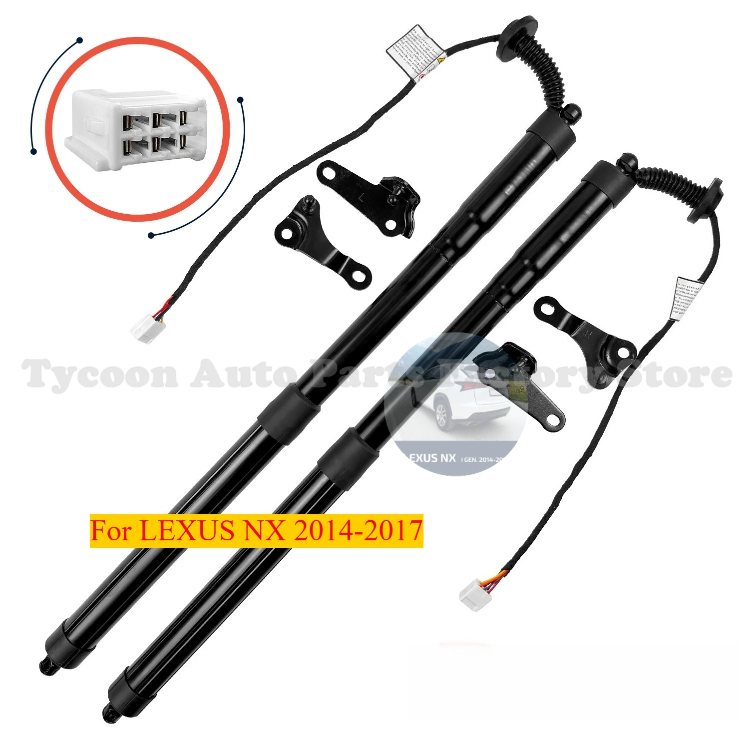 

Electric Tailgate Actuators Strut Set For LEXUS NX 2014-2017 68920-79016 68910-79016 Left Right