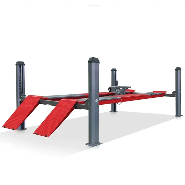 4000kg Four Post Car Lift Wheel Alignment Car Lift with Hydraulic System