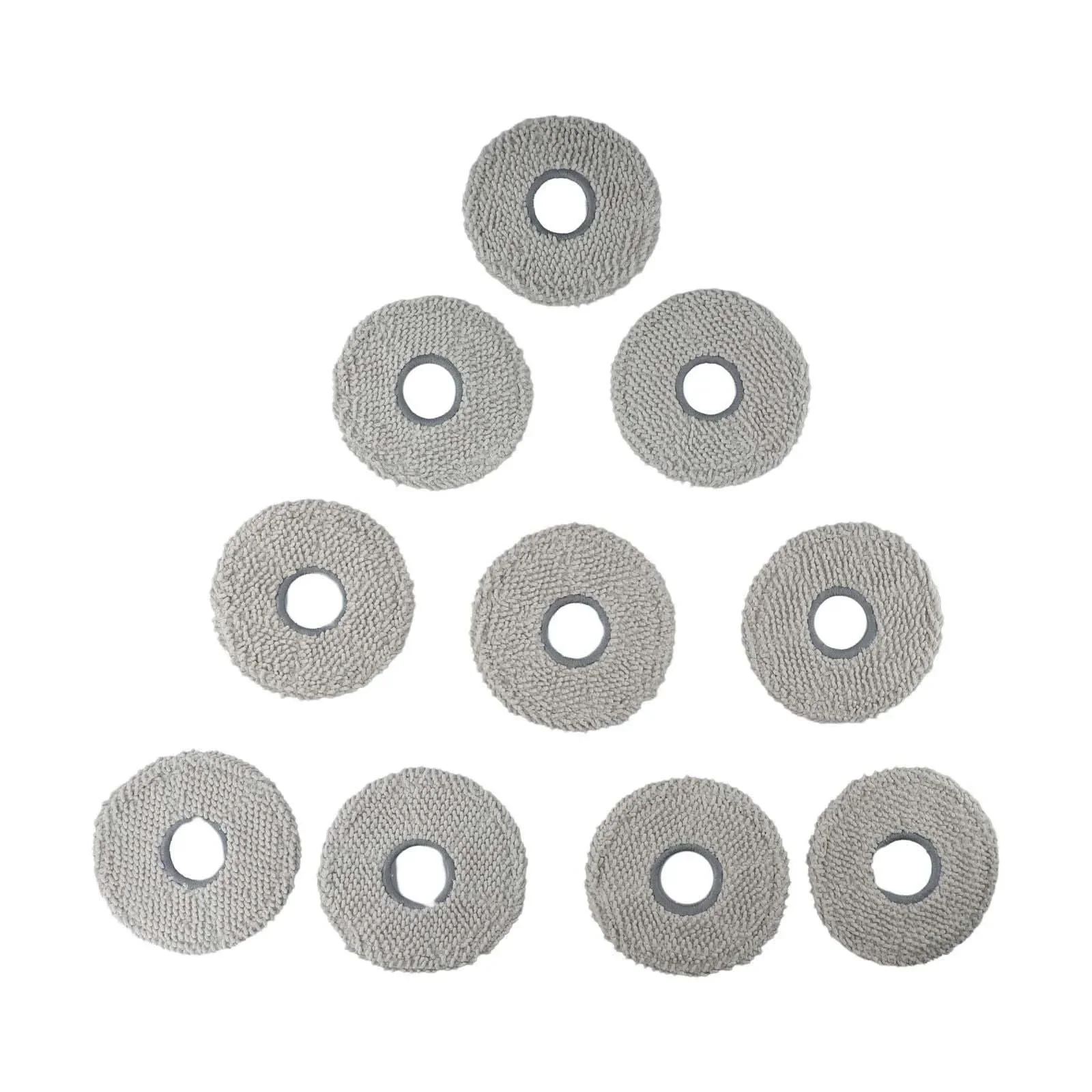 Replacement Mop Pad Set for PRO+ and Ultra Plus Robot Cleaners Offering Dependable Performance on Tile and Hardwood