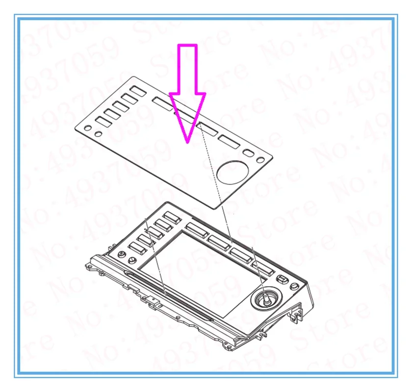 New DAH2680 For Pioneer CDJ-2000 CDJ2000  Display External Plastic Panel