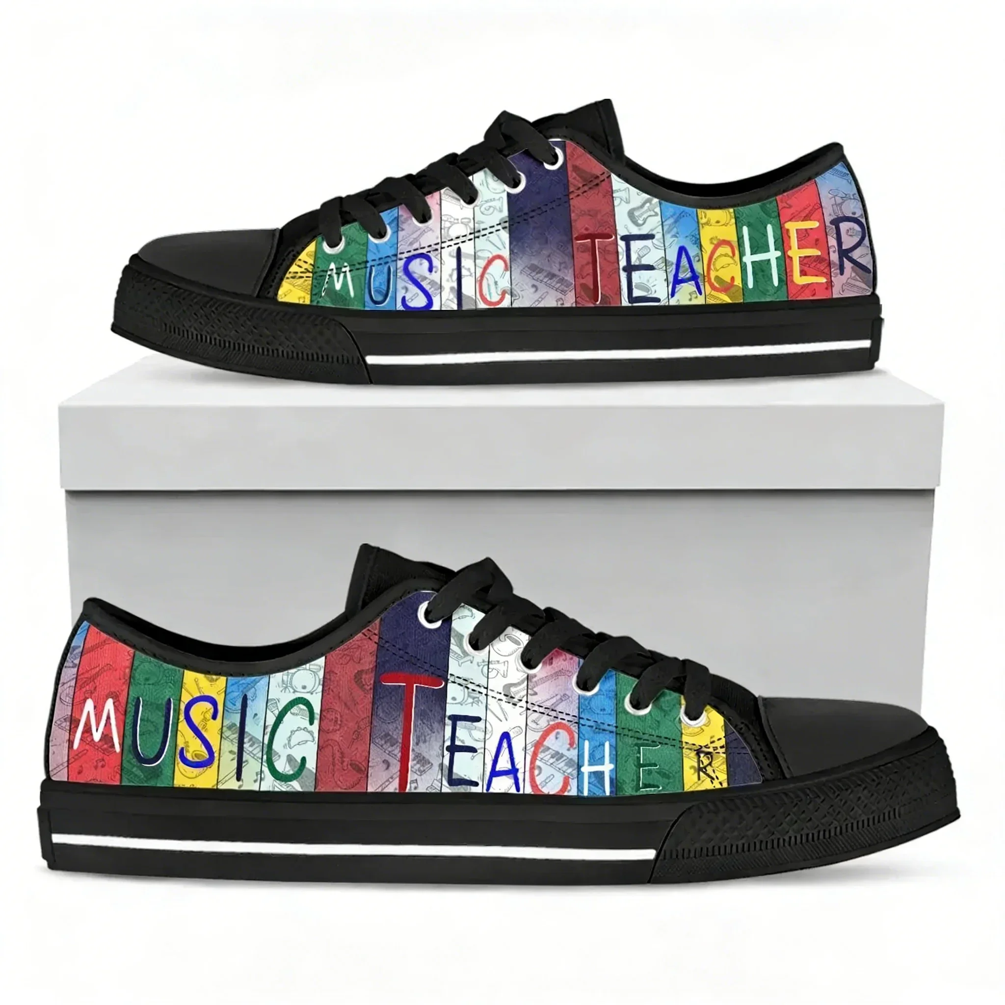 

Кроссовки для учителей музыки, дизайнерские модные женские низкие кеды из канваса, дышащие повседневные летние спортивные туфли для женщин
