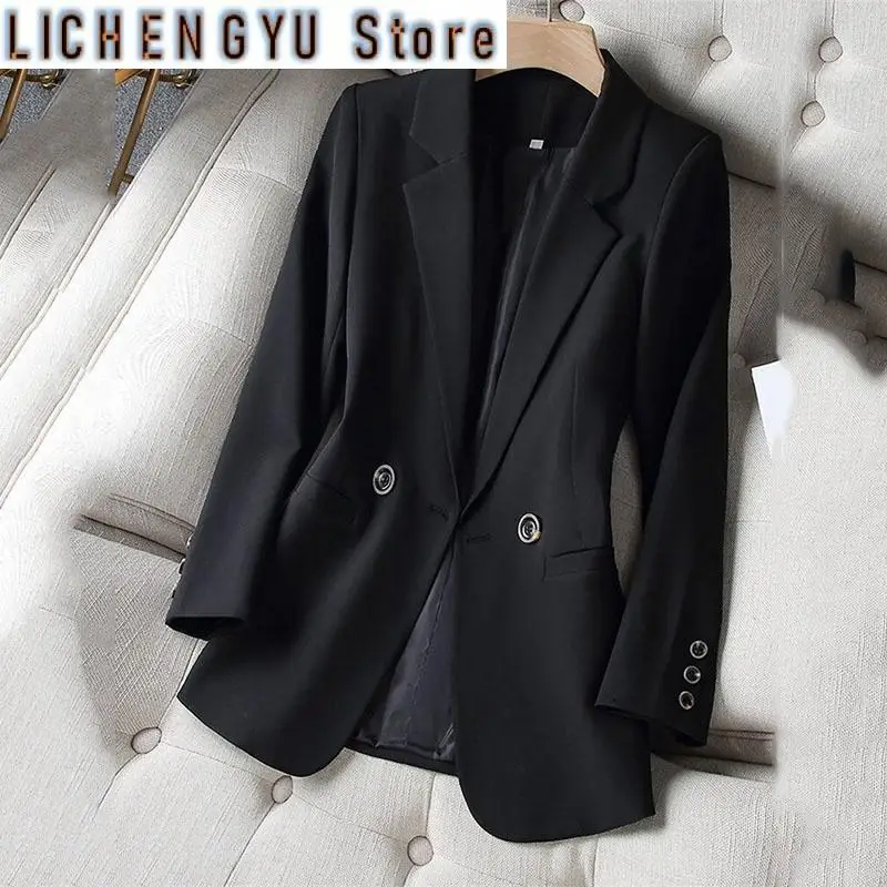 Spring Autumn New Fashion Women Blazer Office Casual Slim Small Suit Coat Ladies Work Office Khaki Female Blazers Jackets