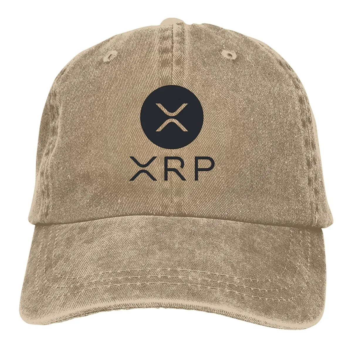 

XRP Full Baseball Caps Peaked Cap Cryptocurrency Sun Shade Hats for Men