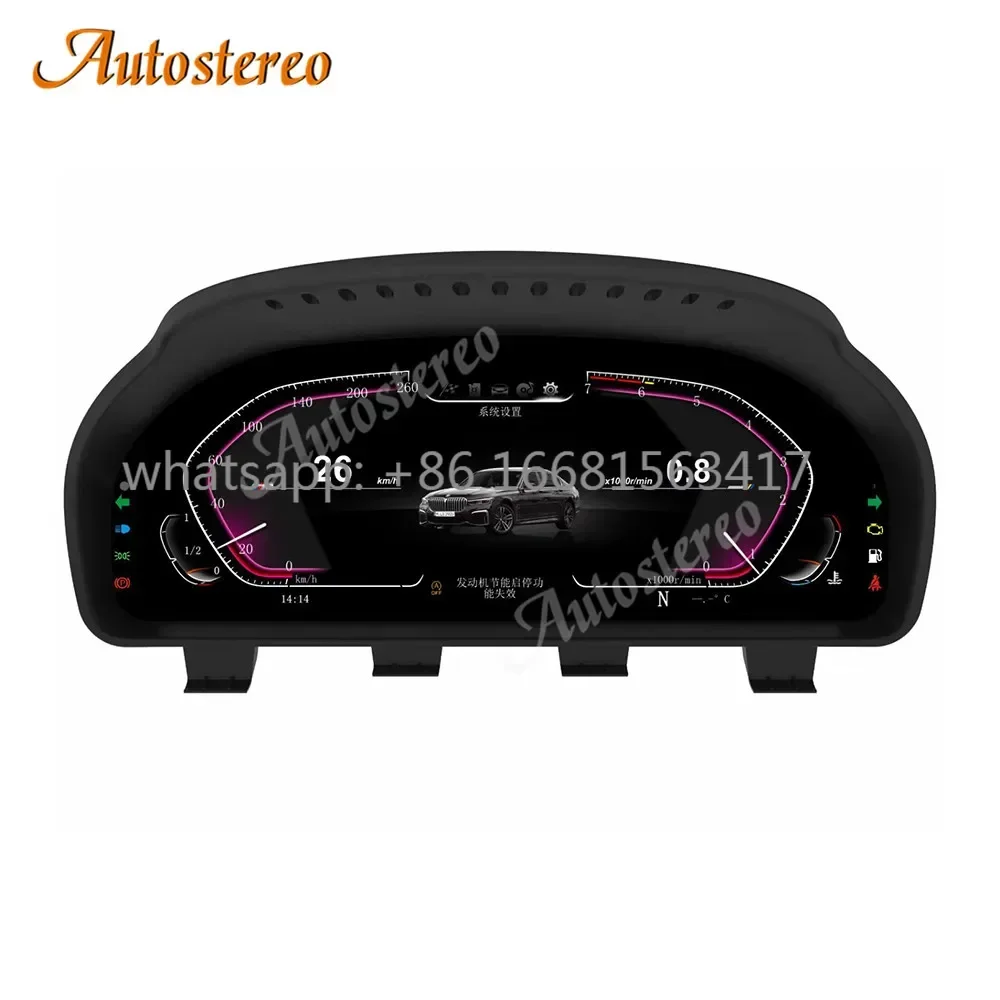 LCD Linux Car Instrument Dashboard Display Instrument Cluster For BMW F10 F11 F18 F15 F16 F25 F26 Car LCD Display Screen Linux