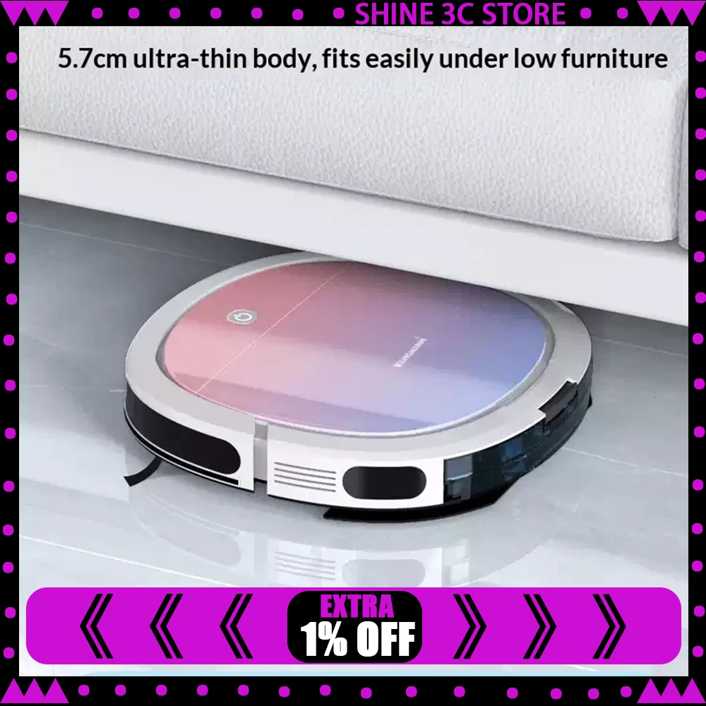 KLINSMANN K196 Robot Vacuum Cleaner APP intelligent control Step fall prevention Sweeping Robot Vacuum Automatic recharge