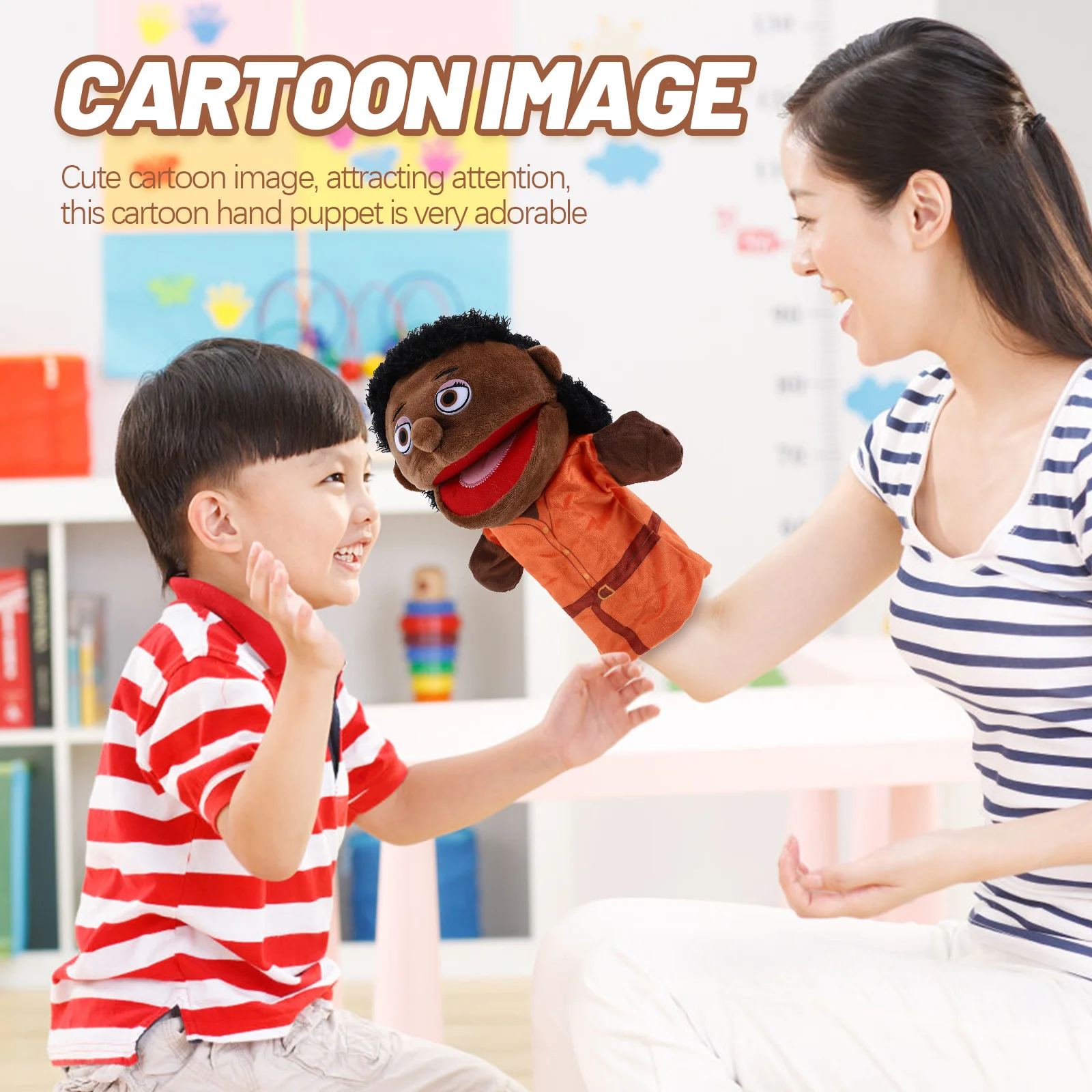 1 قطعة دمية يد عضو الشكل الإبداعي التعليمي لرواية القصص للأطفال والكبار الدمى اليد #5