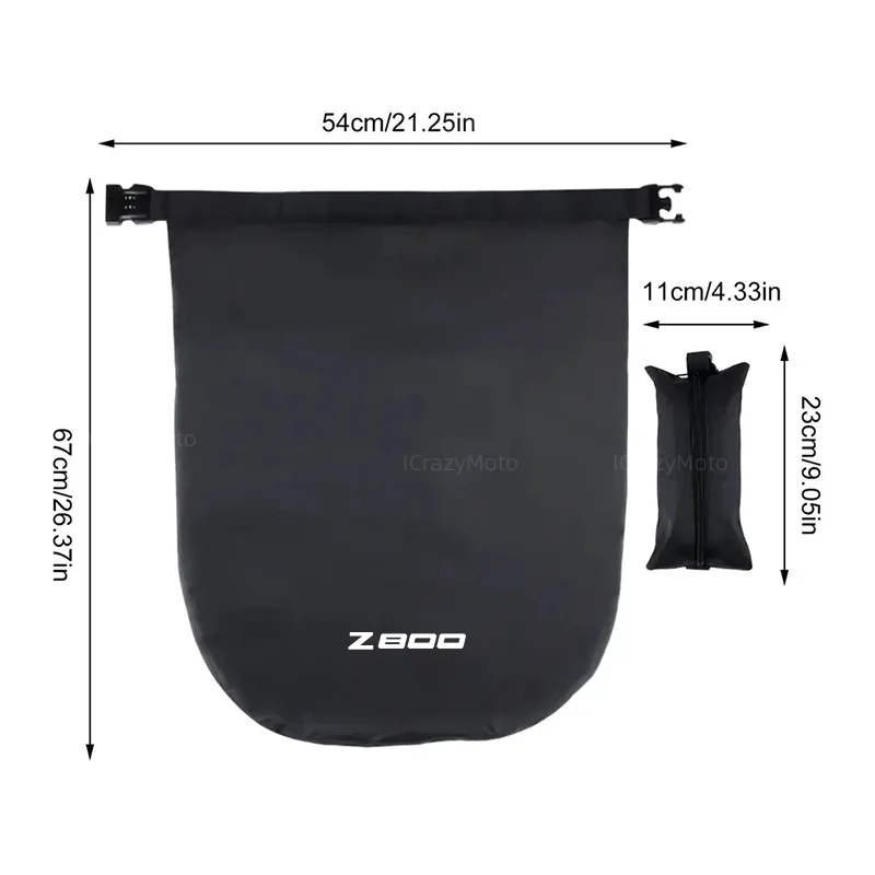 Bolsa impermeable portátil para casco de motocicleta, bolsa antirrobo con bloqueo de contraseña de gran capacidad para Kawasaki Z 800 z800 2013-2016, Z800