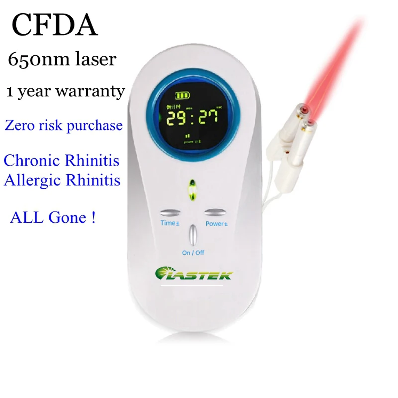 New Product Respiratory Treatment Sinusitis rhinitis =nose for Home Use Red Light Nasal Rhinitis Physiotherapy