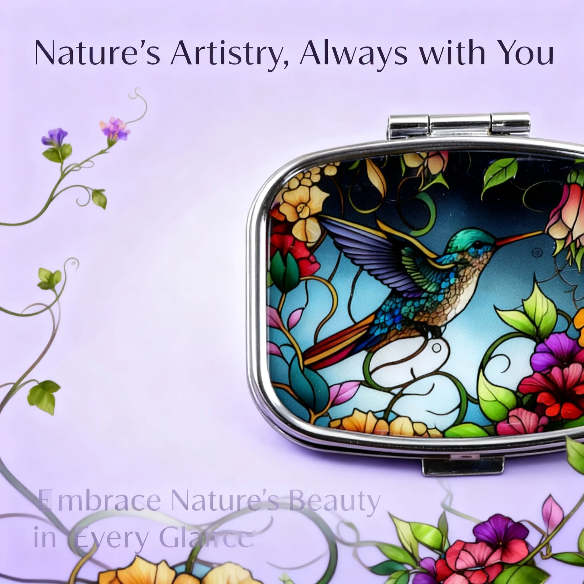 Cute Cartoon Bird Design Portable Mini Pill Organizer Travel Storage Box Small Pocket Pill Case For Medicines Tablets Container