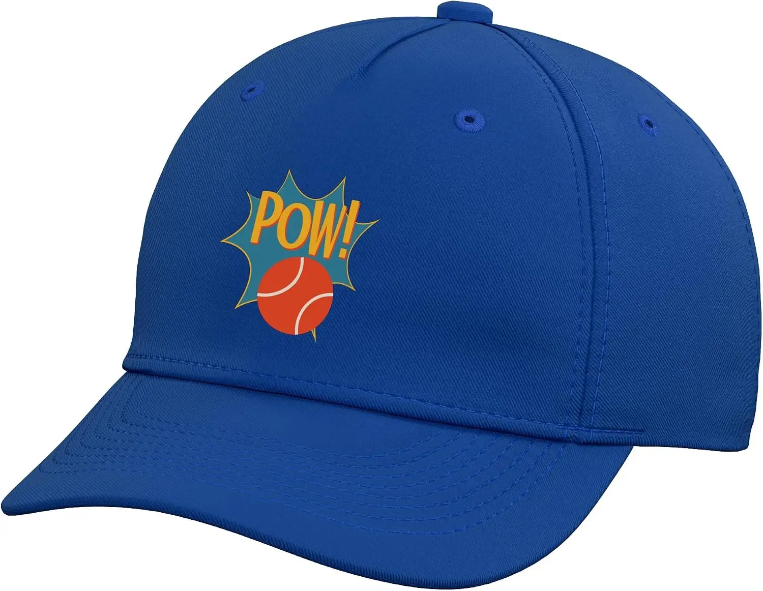 Funny Padel Pow Comic Graphic for Padel Player Adjustable Baseball Hat  Women's and Men's Versatile Sun Hats Printing Golf Cap
