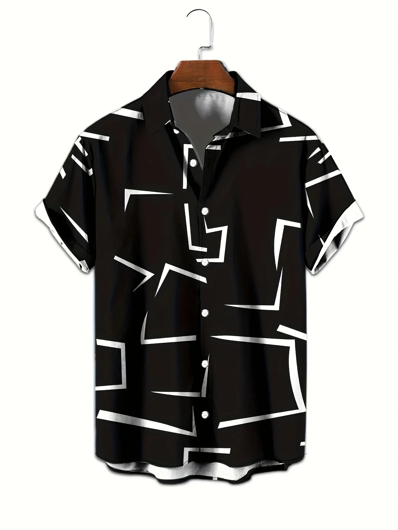 2025년 여름 신상 남성 반팔 셔츠는 통기성이 좋고 가벼우며 캐주얼하고 패셔너블하며 3D 프린팅이 적용되어 있습니다.