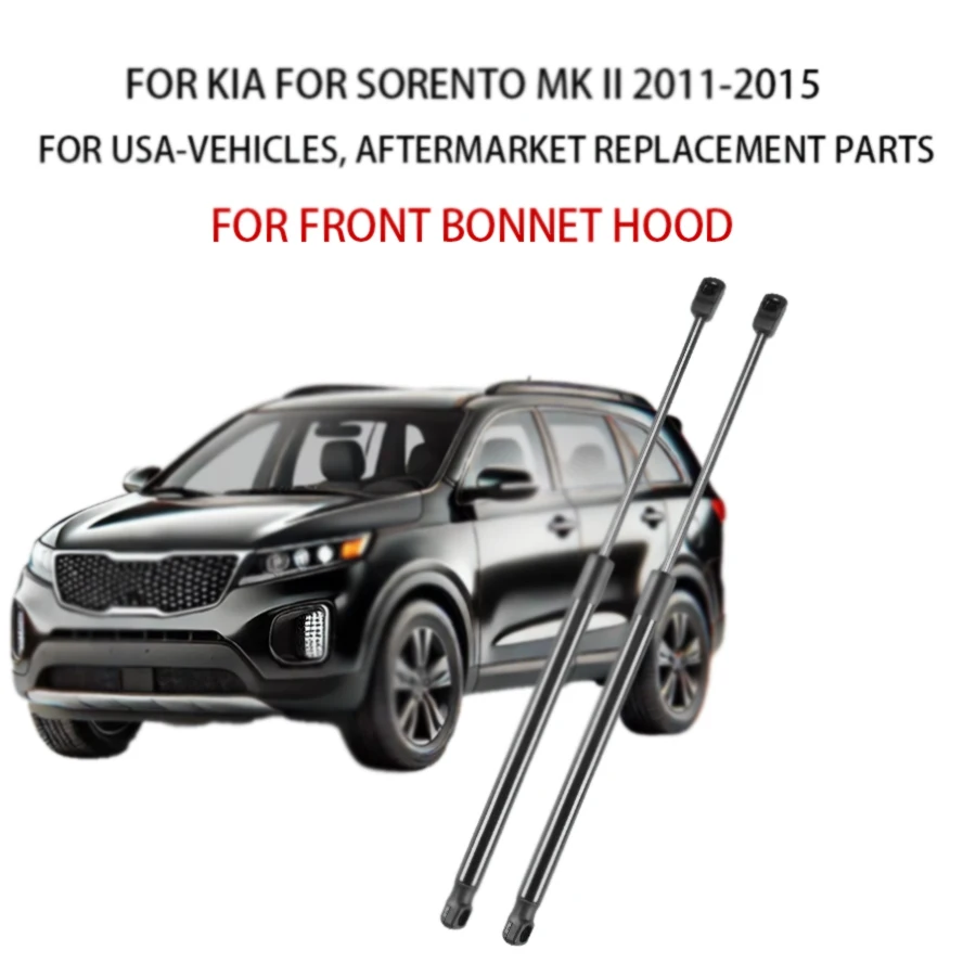 

2PCS Front Hood Lift Supports Shock Struts For Kia For Sorento MK II 2013-2011-2015 811601U100 81160-1U100