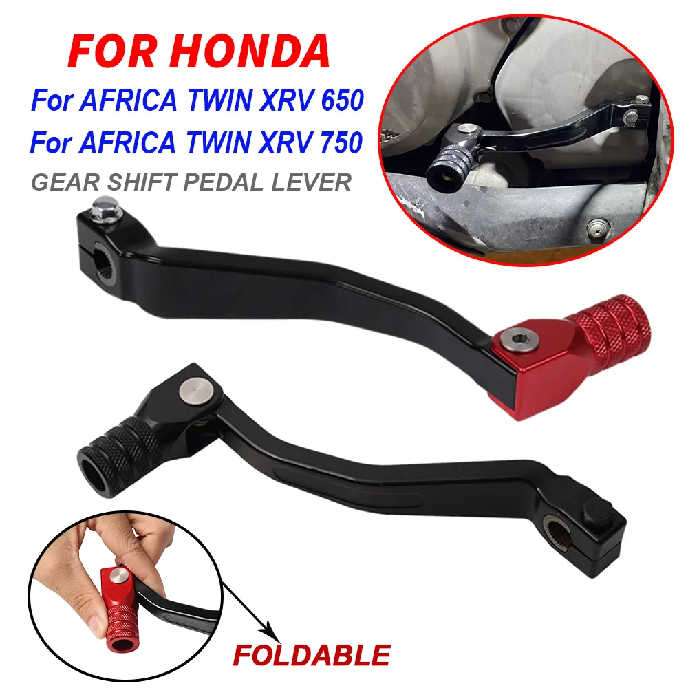 Motorcycle Accessories For HONDA Africa Twin XRV 650 XRV 750 XRV650 XRV750 Gear Shift Lever Pedal Foot Change Shifter Lever