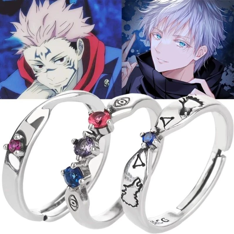 

Anime Jujutsu Kaisen Itadori Yuji Fushiguro Megumi Satoru Gojo Ryomen Sukuna Cosplay Open Ring Delicacy High Appearance Level