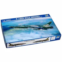 Trumpeter 01618 1/72 Scale US F105 F105G F-105G Thunderchief Fighter Aircraft Plane Plastic Assembly Model Building Kit Toy Gift