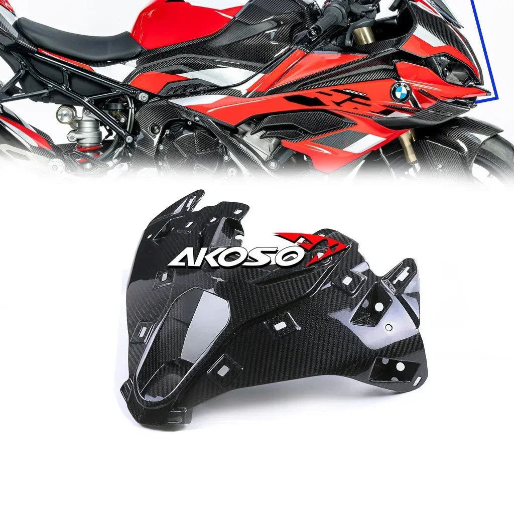 2024 100% Full Pure 3K Dry Carbon Fiber Motorcycle Fairings AKOSO 윙렛 s1000rr accesorios para Modification For BMW S1000RR 2023