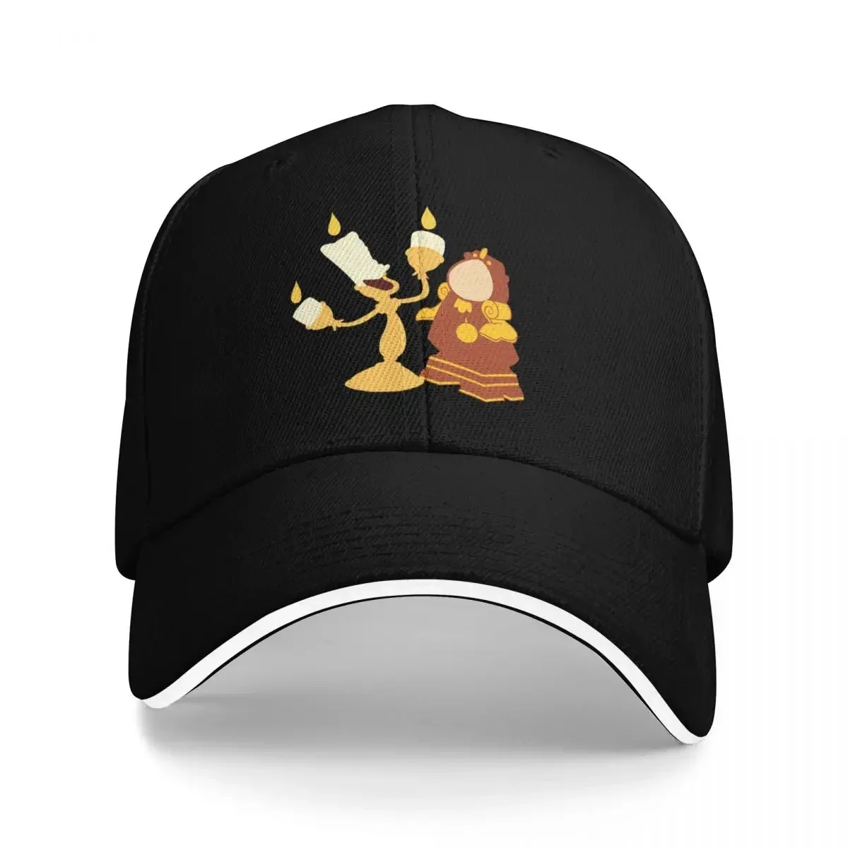 2026 New A talking clock and his singing candlestick Baseball Cap Trucker  Luxury  s Women Men's