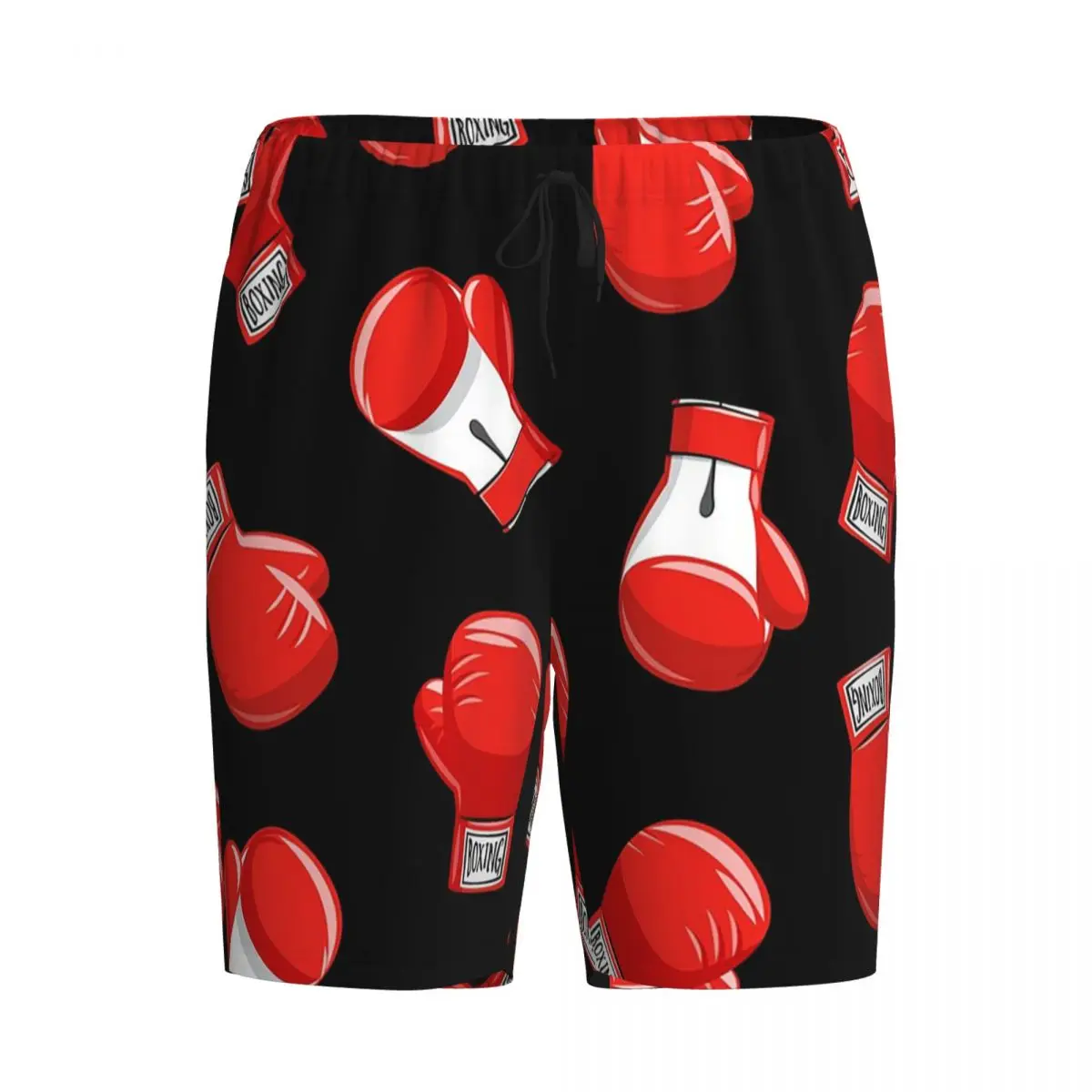 

Custom Red Boxing Gloves Shorts Sleeping Pants Men Pajama Pants Lounge Sleep Sleepwear Bottoms