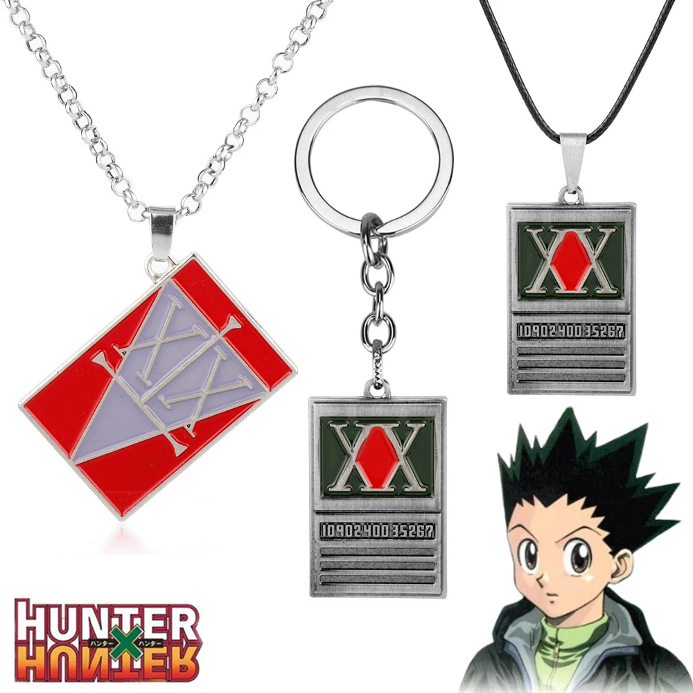 

HUNTER×HUNTER cosplay pendant necklace keychain anime logo symbol backpack keyring props accessories fans gifts