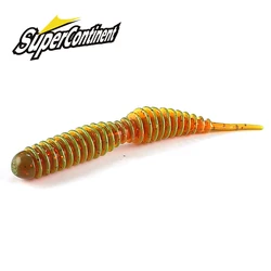 Supercontinent worm bait soft bait Tanta 40mm 63mm fishing lures Smell with Salts Soft Silicone Fishing Lure