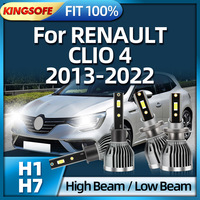 KINGSOFE Led 30000LM Car Headlight Bulbs H7 H1 Auto Lamp For RENAULT CLIO 4 2013 2014 2015 2016 2017 2018 2019 2020 2021 2022