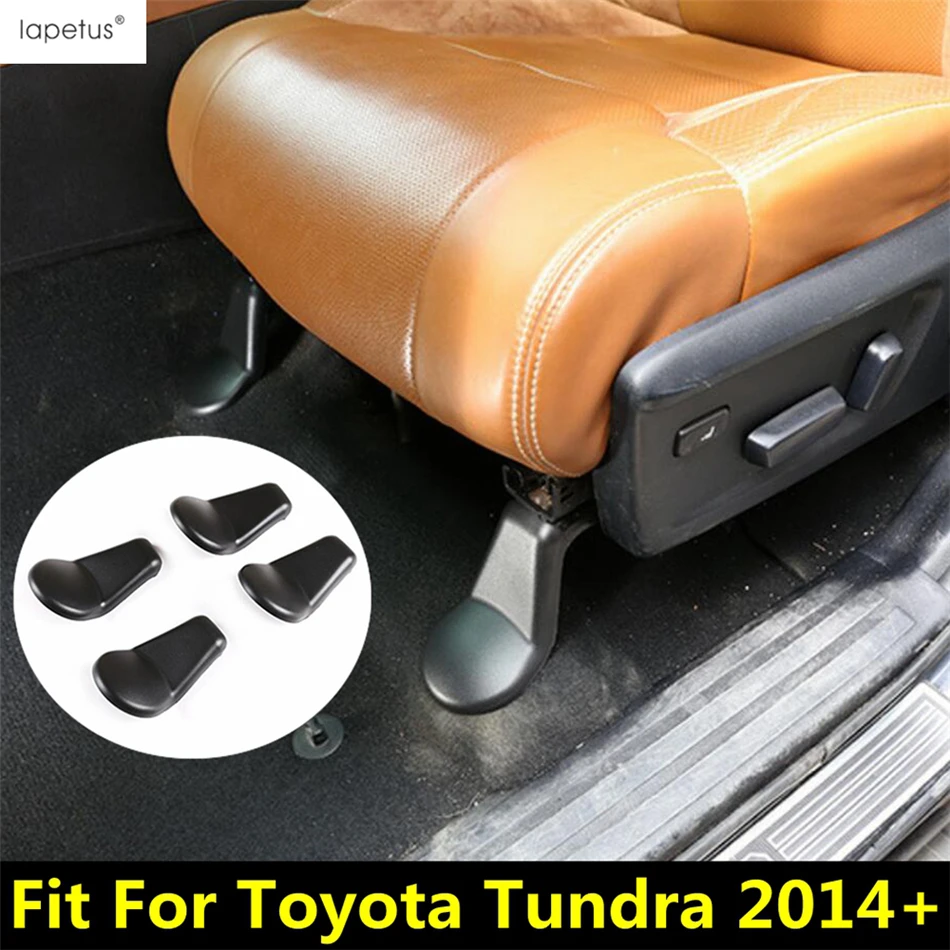 

For Toyota Tundra 2014 -2021 Car Seat Leg Bracket Stand Buckle Cap Protection Decoration Cover Trim Plastic Interior Accessories