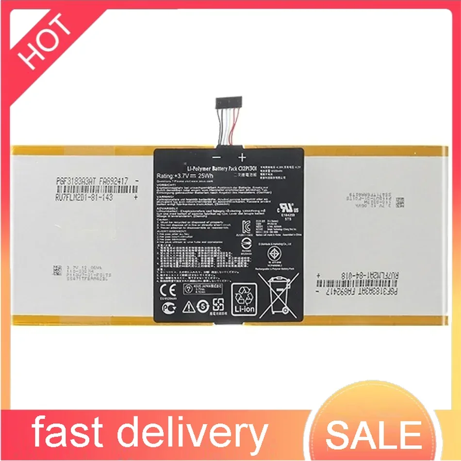 

Аккумулятор C12P1301 для ноутбука ASUS MEMO PAD K00A (ME302C) TF303 TF303K TF303CL K014 K01B 1B014A 1D020A 1D021A, 6560 мАч