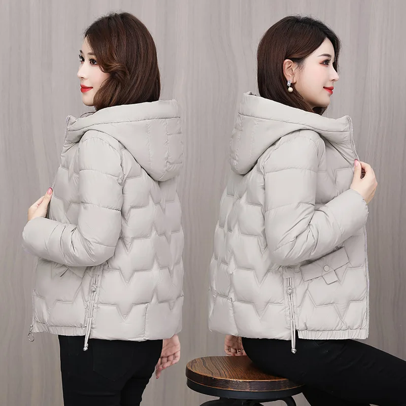 2023 New Winter Women Jacket Parkas Coat Thick Warm Padded Coat Female Winter Outwear Loose Jacket Parkas Snow Wear Outwear tops