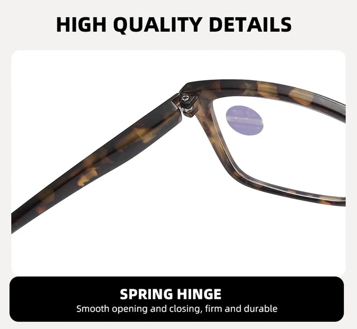 3PCS Marble-Pattern Reading Glasses, blue light blocking, spring hinges, comfy for reading and office use.