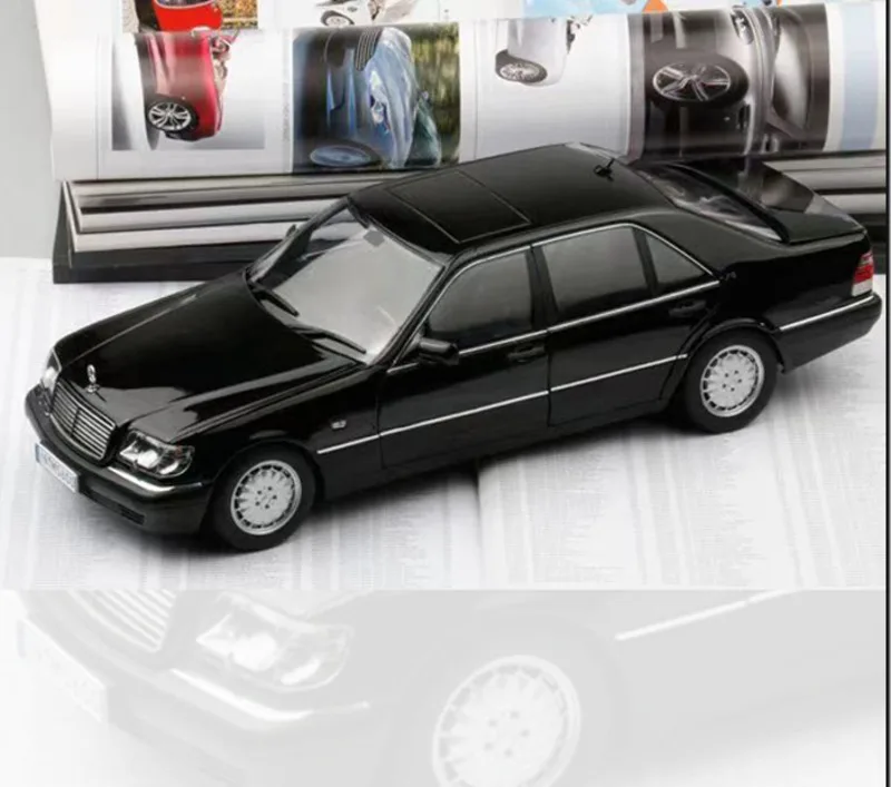 

1/18 Original New Arrival Special Price Die-cast Metal German Luxury Sedan Model Furniture Display Collection S600 W140 Toys