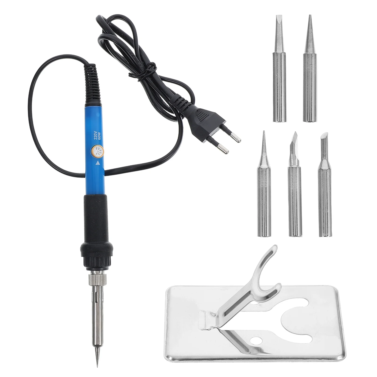 

1 set 1 Set Portable Soldering Iron Kit Adjustable Temperature Rapid Heating Soldering Tools Kits For Electronics Versatile Tips