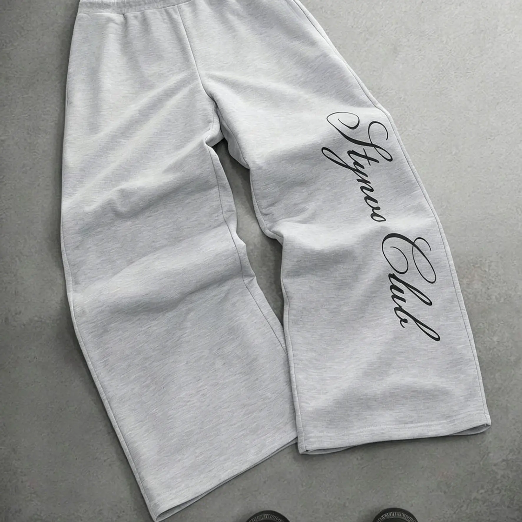 2026 High Street Men's Sweatpants Summer American Letter Printing Personalized Trendy Couple Loose Fashion Trousers For Adults