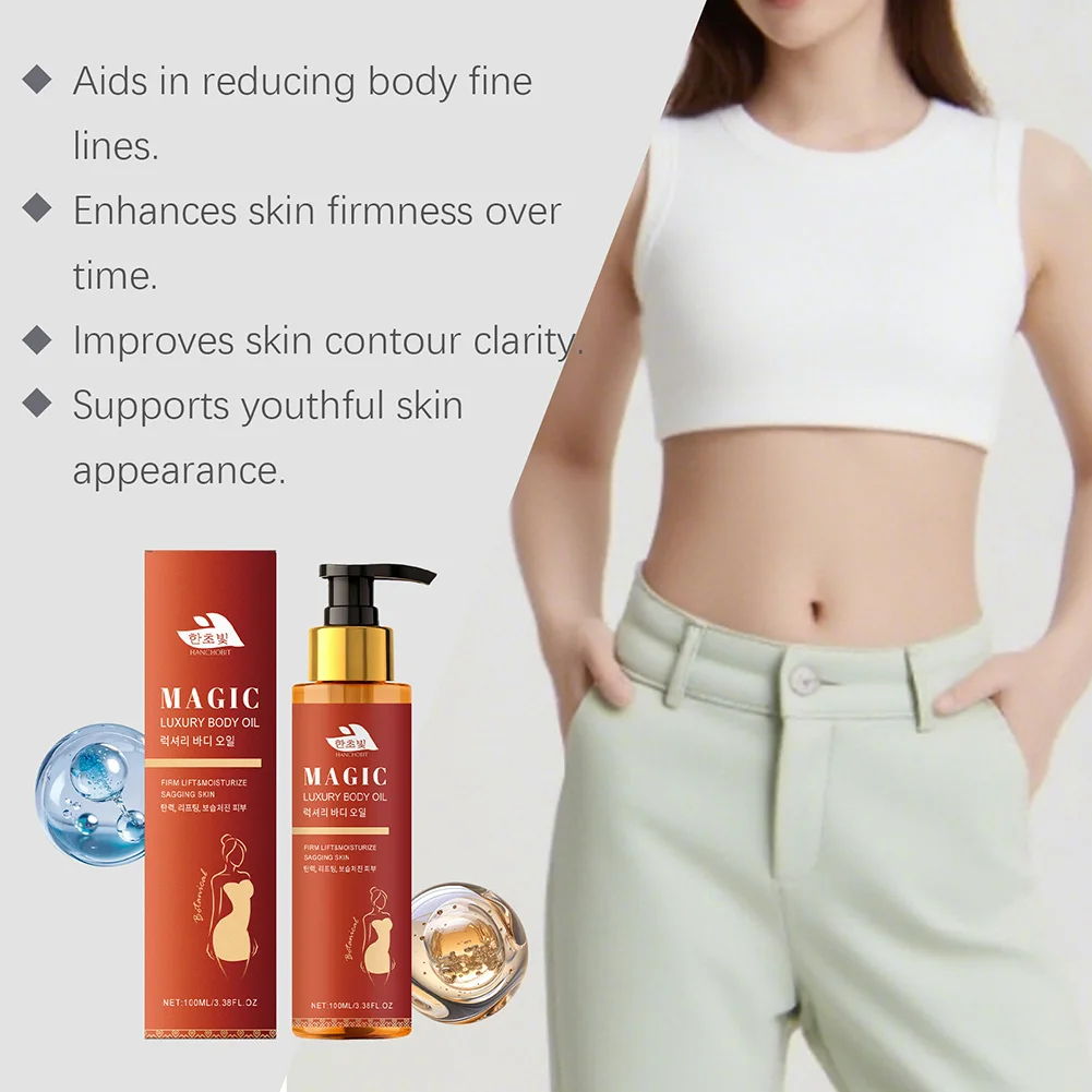 100ml Firming Body Oil,Hydrating Body Oil For Extremely Dry Skin,Deeply Hydrates & Nourishes Skin Body Oil,Body Skincare Product