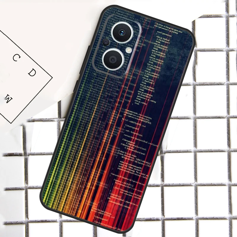 The Code design programmer For OPPO Reno 13 14 12 11 10 Pro 11F 12F 13F 14F 7 8 Lite 8T OPPO Find X5 X6 X8 Pro Case