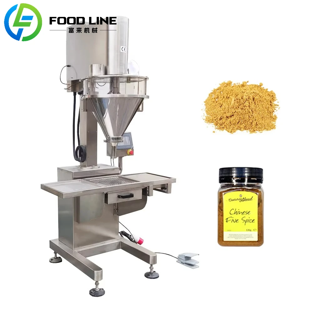 سعر المصنع شبه التلقائي التوابل دقيق القهوة مسحوق اوجير حشو / المسمار الجرعات آلة تعبئة المسحوق الجاف #1
