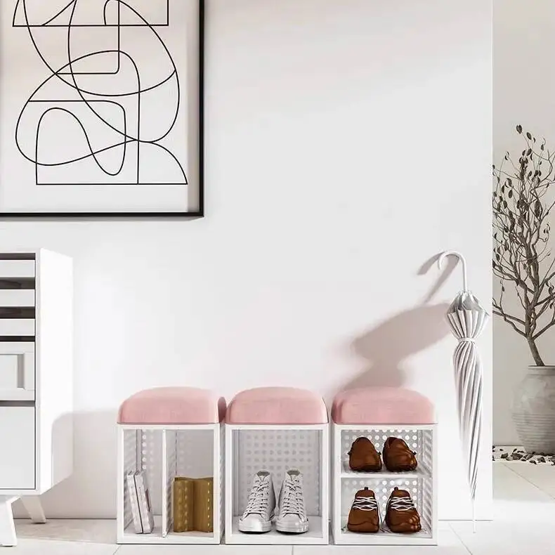 

Home Bedroom Luxury Shoes Nordic Bench Wood Design Stool Entrance Make Up Bedroom Meuble Salon Furniture Decoration