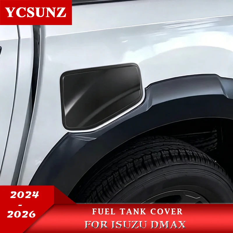 ABS Fuel Tank Cap Cover For Isuzu D-MAX DMAX V-Cross 2024 2025 2026 Car Exterior Accessories Double Cabin Ycsunz